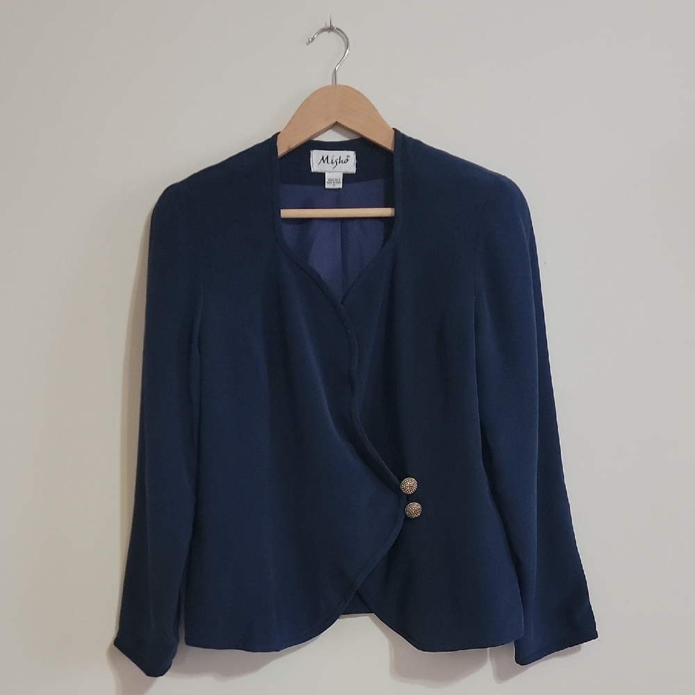 Vintage 100% Silk Blazer